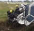Accidente entre un camión y un tractor
