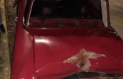 Un Ford Falcon de Arrecifes fue embestido por una camioneta en Cap. Sarmiento